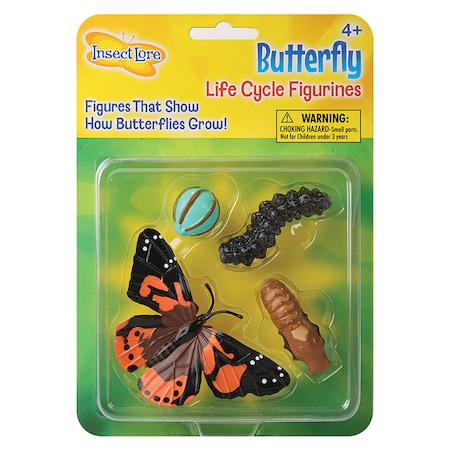 Insect Lore Butterfly Life Cycle Stages Figure Set 4760